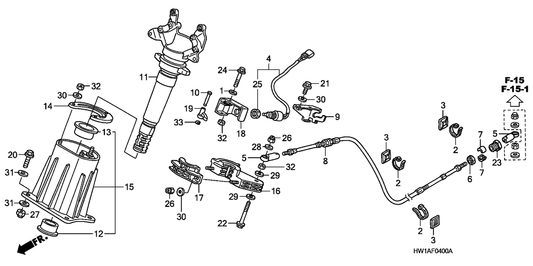 Hldr, Steering Shaft