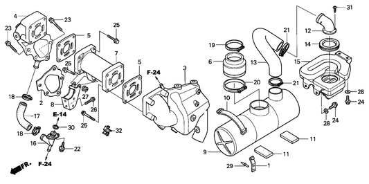 Bracket, Ex. Pipe