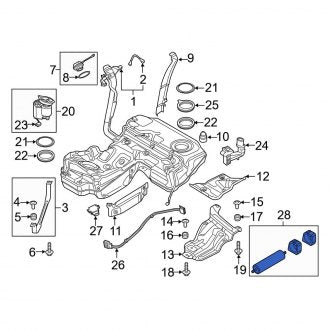 New OEM Genuine Audi, Fuel Pump Filter - Part # 4G0127401