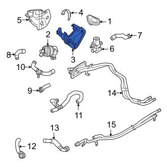 New OEM Genuine Audi, Right Engine Water Pump Bracket - Part # 4K0145879AA