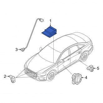 New OEM Genuine Audi, Air Bag Control Module - Part # 4KL907468G