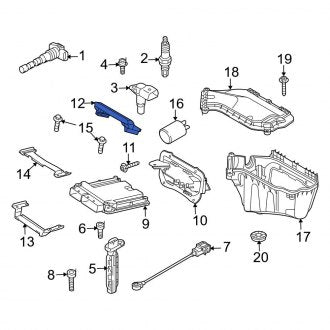 New OEM Genuine Audi, Engine Control Module - Part # 8K0907352