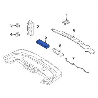 New OEM Genuine Audi, Outer Antenna Amplifier - Part # 8F0035225J