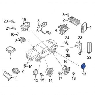 New OEM Genuine Audi, Speaker - Part # 8T0035399