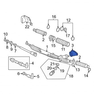 New OEM Genuine Audi, Steering Column Shaft Seal - Part # 4D0422326