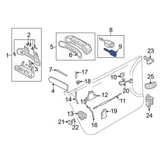 New OEM Genuine Audi, Vehicle Key - Part # 8L0837185AROH