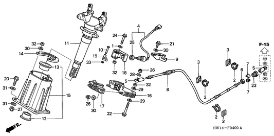 Hldr Steering Shaft