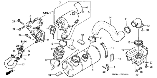 Muffler, Water