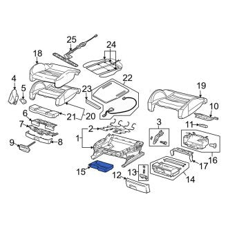 New OEM Genuine Audi, Seat Storage Drawer - Part # 8E0882626C