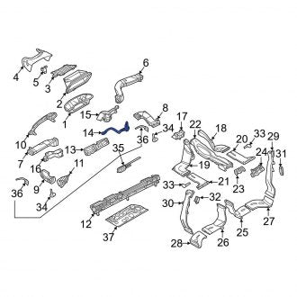 New OEM Genuine Audi, Cabin Air Temperature Sensor Aspirator Tube - Part # 80B816311A