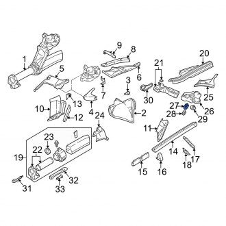 New OEM Genuine Audi, Jack Pad - Part # 4D0803855B