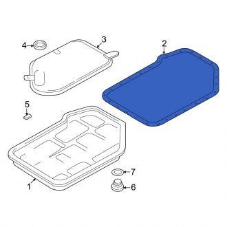 New OEM Genuine Audi, Transmission Oil Pan Gasket - Part # 01L321371