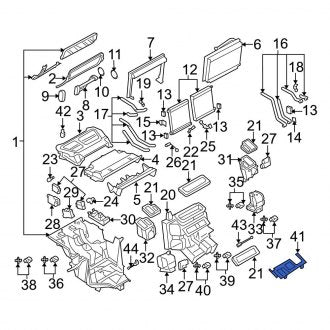 New OEM Genuine Audi, Instrument Panel Air Duct Bracket - Part # 4E0820495