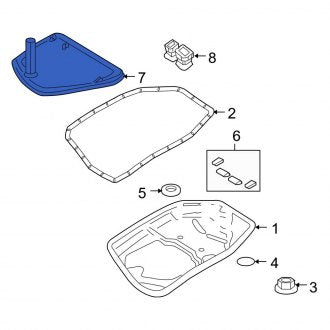 New OEM Genuine Audi, Transmission Oil Filter - Part # 09E325429