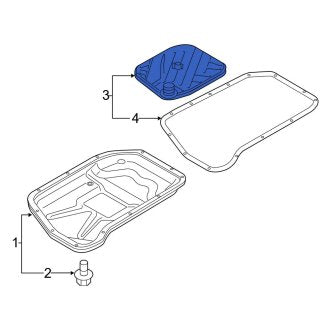 New OEM Genuine Audi, Transmission Oil Filter - Part # 0BK398009A