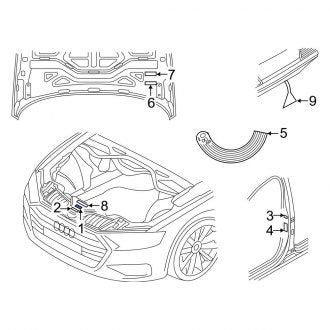 New OEM Genuine Audi, A/C System Information Label - Part # 4M0010515E