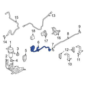 New OEM Genuine Audi, Brake Vacuum Hose - Part # 423611936