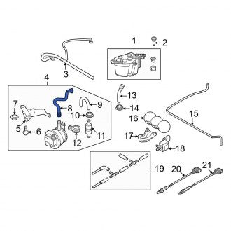 New OEM Genuine Audi, Evaporative Emissions System Lines - Part # 420906272B