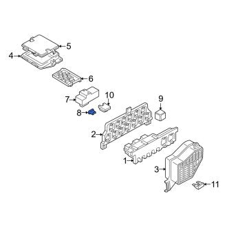 New OEM Genuine Audi, Fuse Holder - Part # 1J0937510A