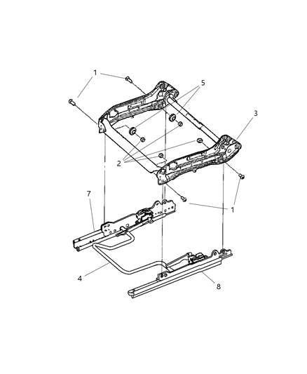Adjuster Manual Seat Includes Towel Bar Pivot Bushing