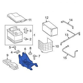 New OEM Genuine Audi, Battery Tray - Part # 1K0915333H