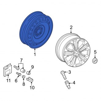 New OEM Genuine Audi, Wheel - Part # 5QF601027H03C