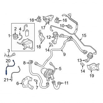 New OEM Genuine Audi, Front Left Oxygen Sensor - Part # 4L0906262L