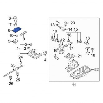 New OEM Genuine Audi, Automatic Transmission Shift Lever Boot - Part # 4L1713118AVEY