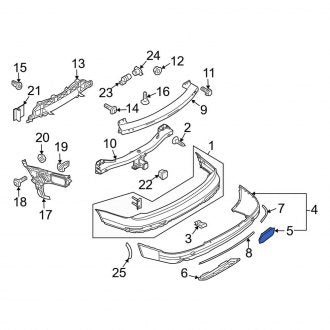 New OEM Genuine Audi, Left Tow Eye Cap - Part # 4L0807449E1RR