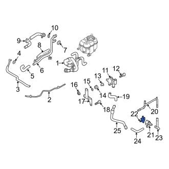 New OEM Genuine Audi, Engine Water Pump Bracket - Part # 4M0121313CJ