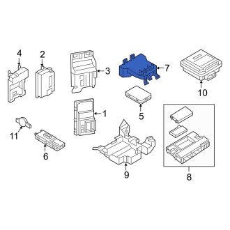 New OEM Genuine Audi, Liftgate Control Module Bracket - Part # 4M0907368