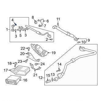 New OEM Genuine Audi, Rear Upper A/C Refrigerant Line O-Ring - Part # 4D0260749B