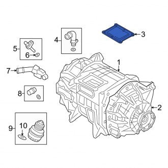 New OEM Genuine Audi, Hybrid Electric Motor Terminal Cover - Part # 0EF971839P