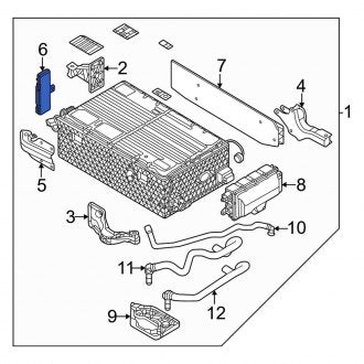 New OEM Genuine Audi, Drive Motor Battery Pack Control Module - Part # 4M0915233C