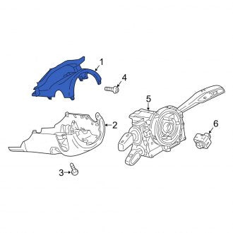 New OEM Genuine Audi, Lower Steering Column Cover - Part # 80A953512DDS2