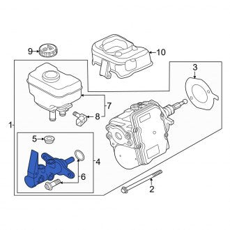 New OEM Genuine Audi, Brake Master Cylinder - Part # 80A611021B