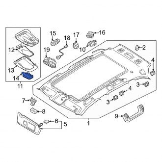 New OEM Genuine Audi, Inner Console Trim Panel - Part # 8W9947143CBV2