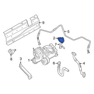 New OEM Genuine Audi, Turbocharger Gasket - Part # 3A0253115