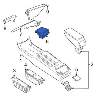 New OEM Genuine Audi, Ash Tray - Part # 8D0857961A5FS