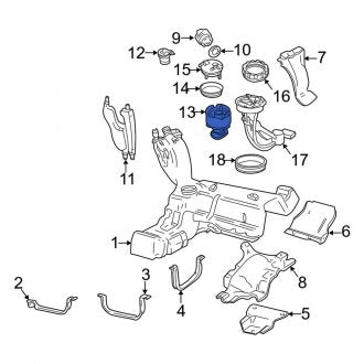 New OEM Genuine Audi, Fuel Pump and Strainer Set - Part # 8D0906087AE