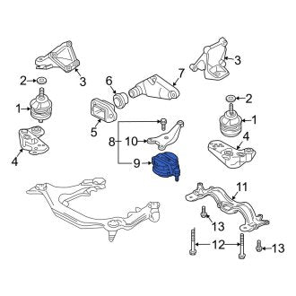 New OEM Genuine Audi, Manual Transmission Mount - Part # 8E0399105AC