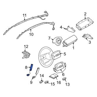 New OEM Genuine Audi, Front Left Seat Air Bag - Part # 8E0880241F26Z