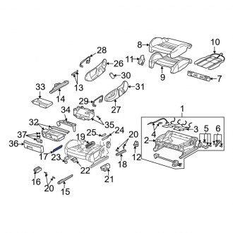 New OEM Genuine Audi, Front Left Inner Seat Track Cover - Part # 8E0881348C24S