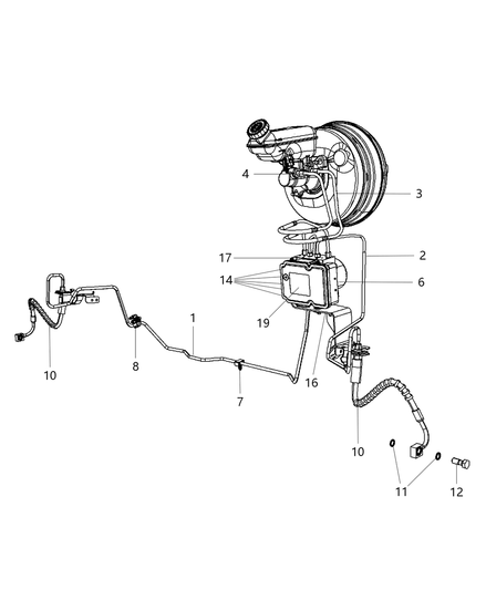 Bracket Hydraulic Control Unit