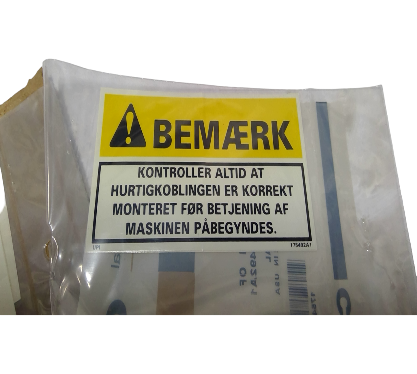 New OEM Genuine CNHi, Decal - Part # 175492A1