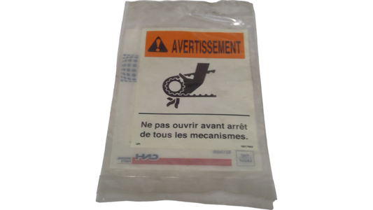 New OEM Genuine CNHi, Decal Warning - Part # 182179A2