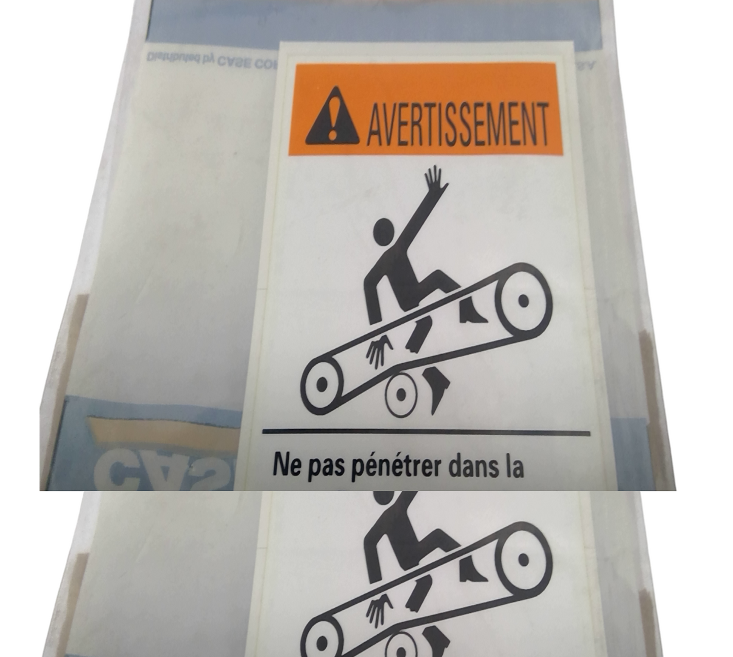 New OEM Genuine CNHi, Decal Warning - Part # 182183A2