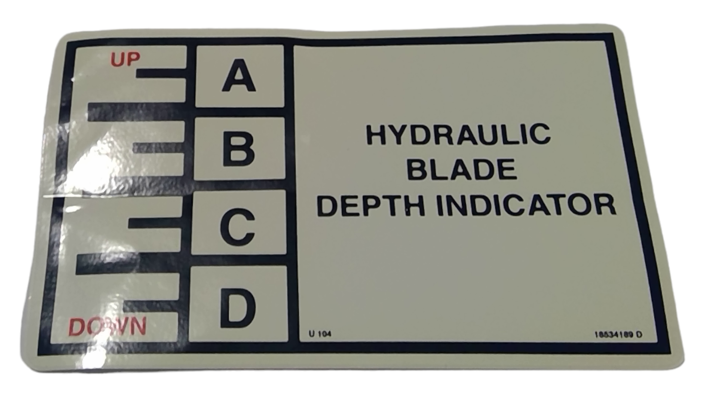 New OEM Genuine CNHi, Decal - Part # 18534189