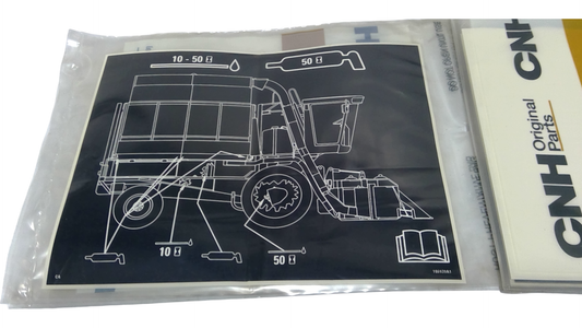 New OEM Genuine CNHi, Decal - Part # 186939A1