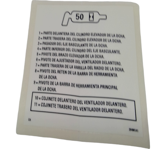 New OEM Genuine CNHi, Decal - Part # 254901A1